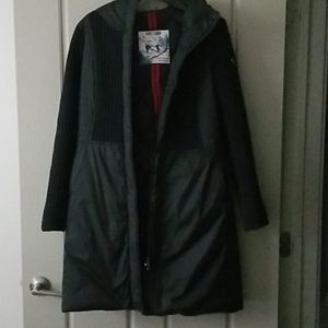 Black down coat, NWOT, size 46